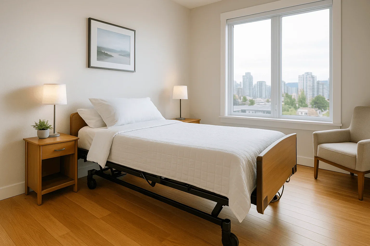 Premium Hospital Bed — Home Use (Electric, Adjustable)