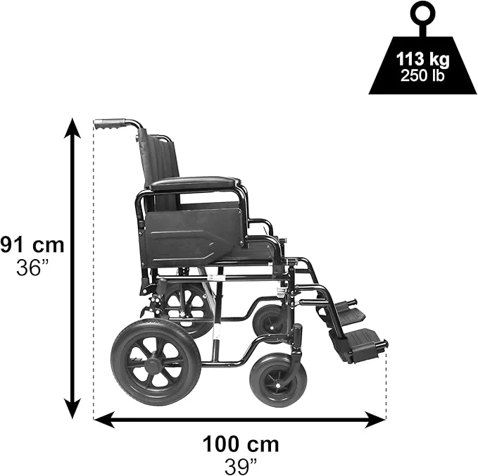 Transport Chair dimensions