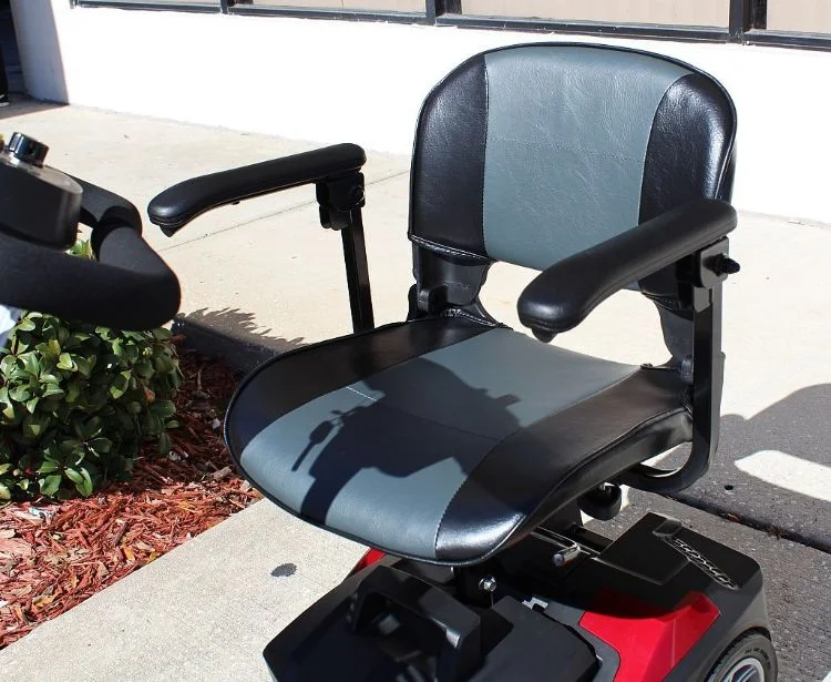 Seat of mid size mobility scooter