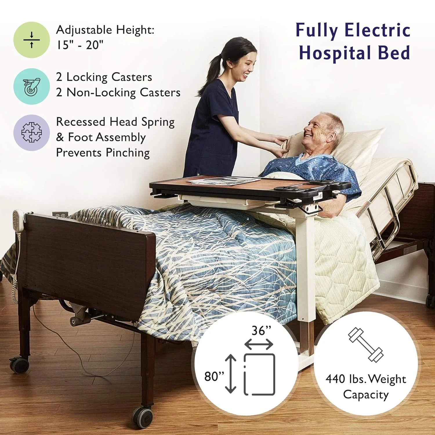 Hospital Bed specifications for rent