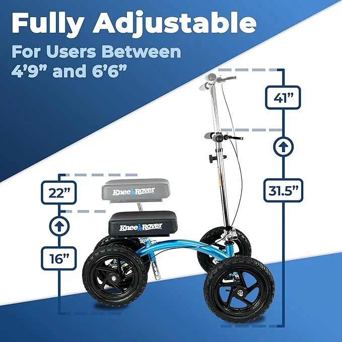Dimensions of All Terrain Knee Scooter