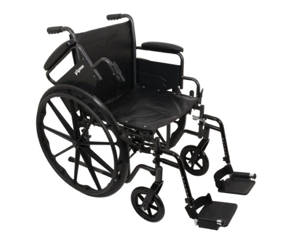 ProBasics K2 Wheelchair with 18" x 16" Seat and Swing-Away Footrests - Image 2